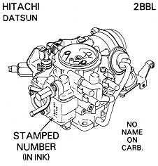 Hitachi Datsun 2BBL